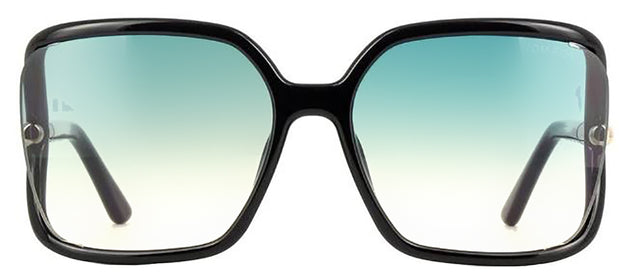 TOM FORD SOLANGE-02 01P Oversized Square Sunglasses