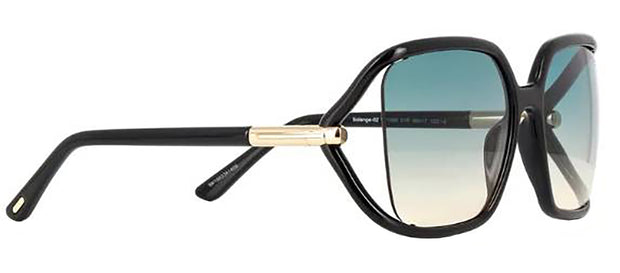 TOM FORD SOLANGE-02 01P Oversized Square Sunglasses