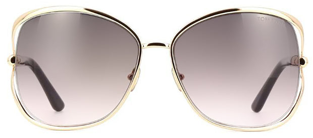 TOM FORD MARTA 28B Oversized Square Sunglasses