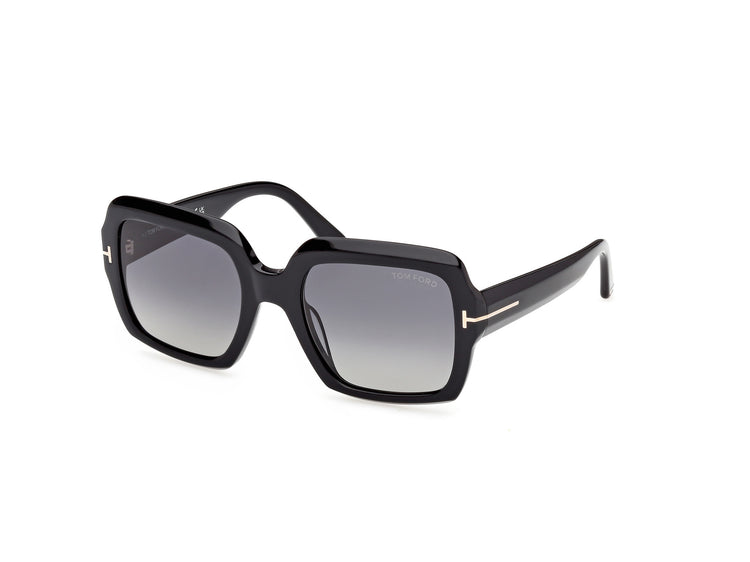 Tom Ford FT1082-KAYA POL 01D Square Sunglasses