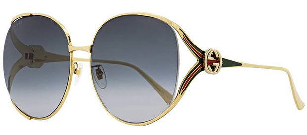 GUCCI GG0225S 001 Oval Sunglasses