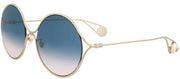 GUCCI GG0253 003 Oval Sunglasses