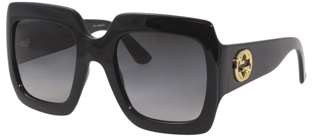 Gucci GG0053SN W 001 Oversized Square Sunglasses
