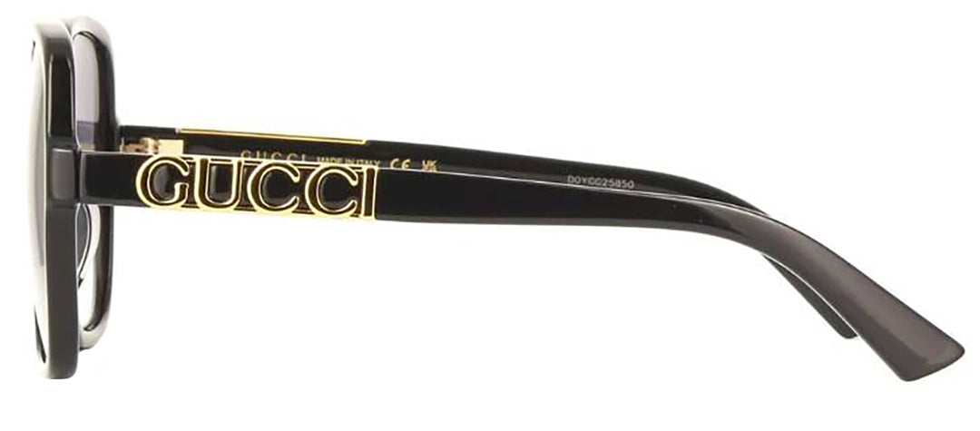 美品 GUCCI グッチ オーバル シェイプ スモークレンズ サングラス (GG 2413/S) グリーン 52□19