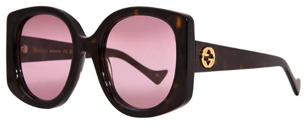 GUCCI GG1257SA 003 Butterfly Sunglasses