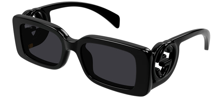 Gucci Rectangular Frame Sunglasses (Black/Grey) – Concepts