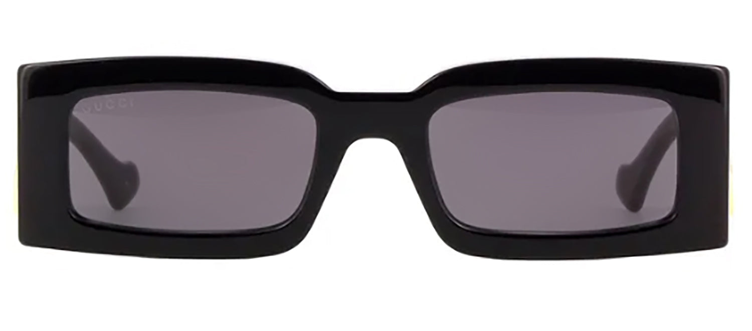 Gucci GG1254S Black With Gold/Grey (001) Sunglasses for sale