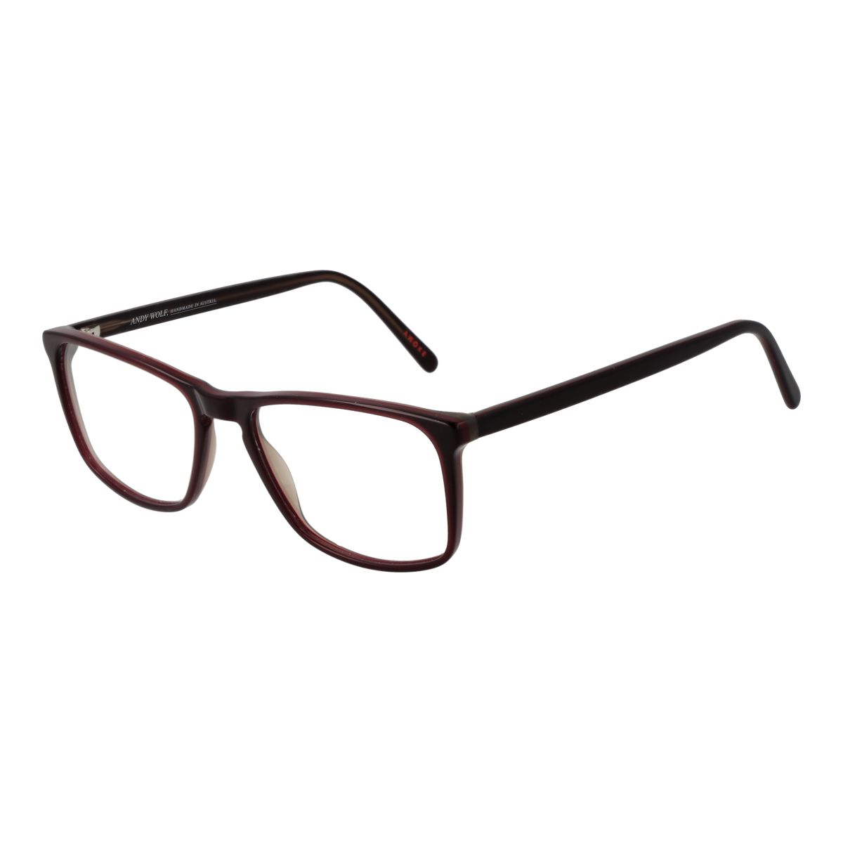 Burgundy/Demo glasses