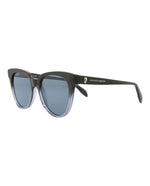 Alexander McQueen AM0159S Grey Grey Blue Cat Eye Sunglasses