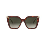 54F - Metal Shiny Red Havana / Gradient Brown