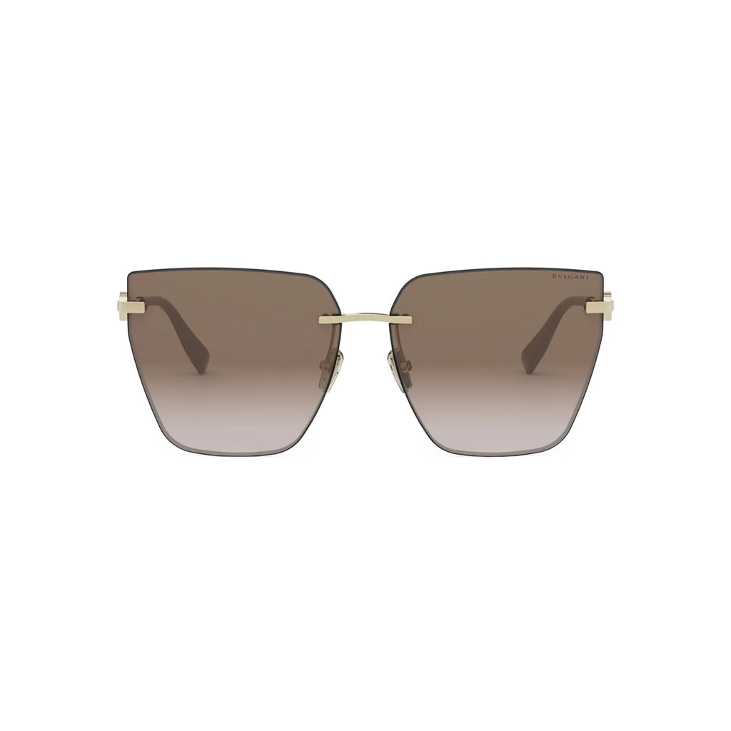 33F - Metal Matte Clear Gold / Gradient Brown