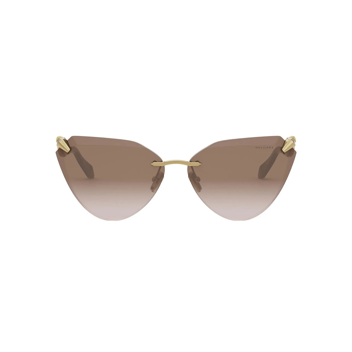 32F - Metal Shiny Yellow with Brown Gradient lenses