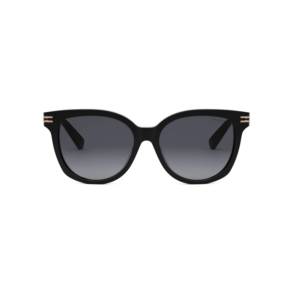 01B - Acetate Shiny Black with Grey Gradient lenses