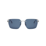 17V - Titanium Matte Silver with Blue Normal lenses