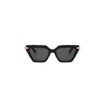 01A - Acetate Shiny Black with Grey Normal lenses