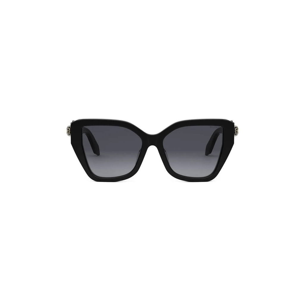 01B - Acetate Shiny Black with Grey Gradient lenses