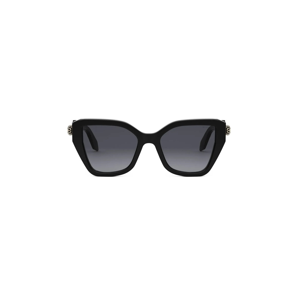 01B - Acetate Shiny Black with Grey Gradient lenses