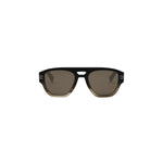 65E - Acetate Shiny Green with Brown Normal lenses