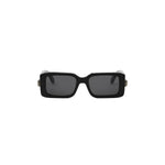 01A - Acetate Shiny Black with Black Normal lenses