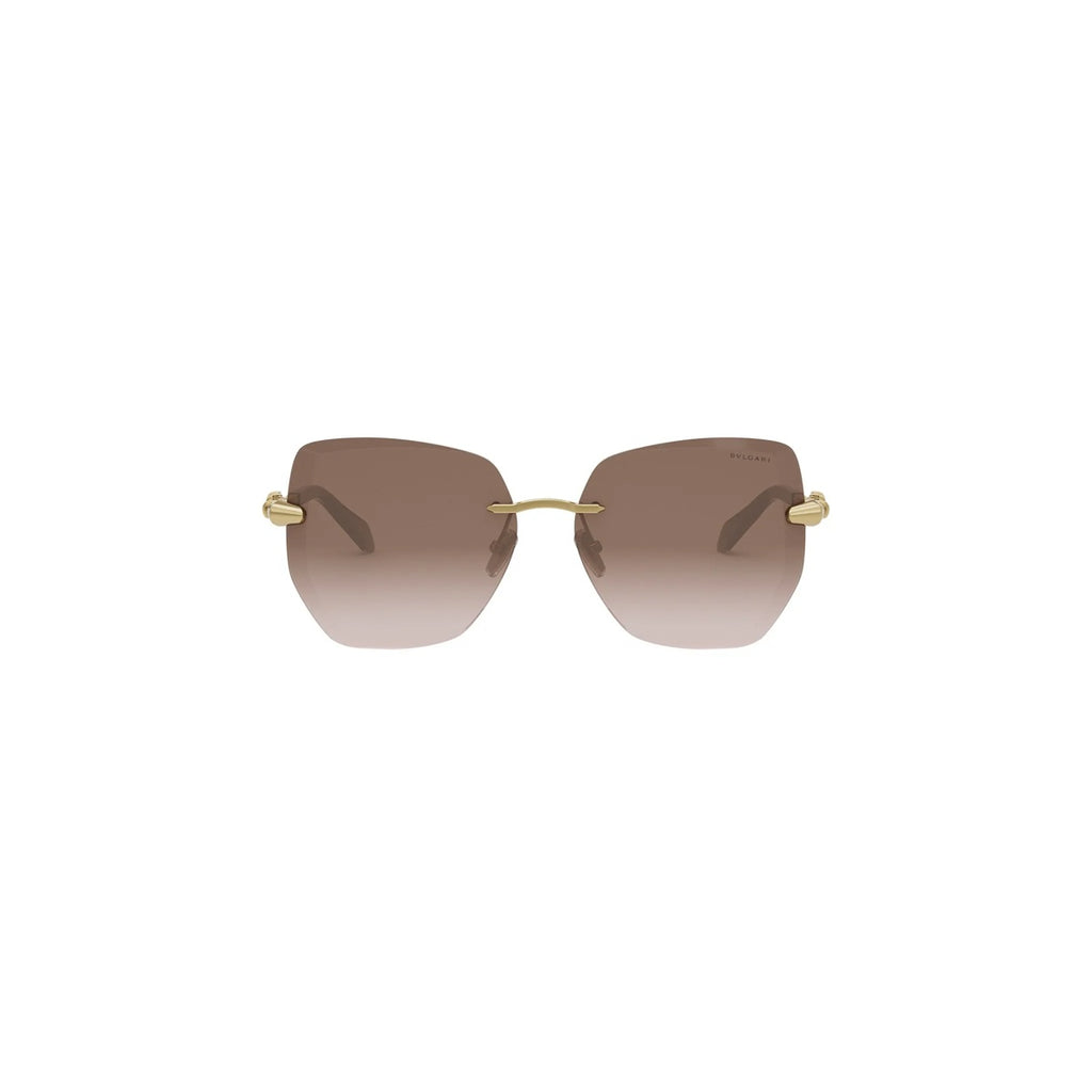 32F - Metal Shiny Yellow with Brown Gradient lenses