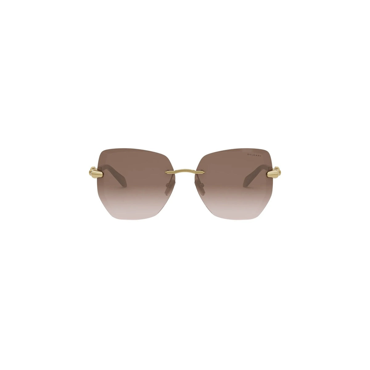 32F - Metal Shiny Yellow with Brown Gradient lenses