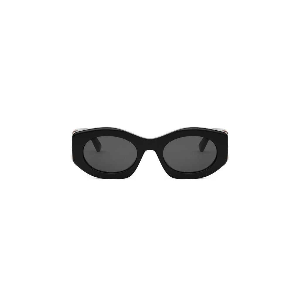 01A - Acetate Shiny Black with Black Normal lenses