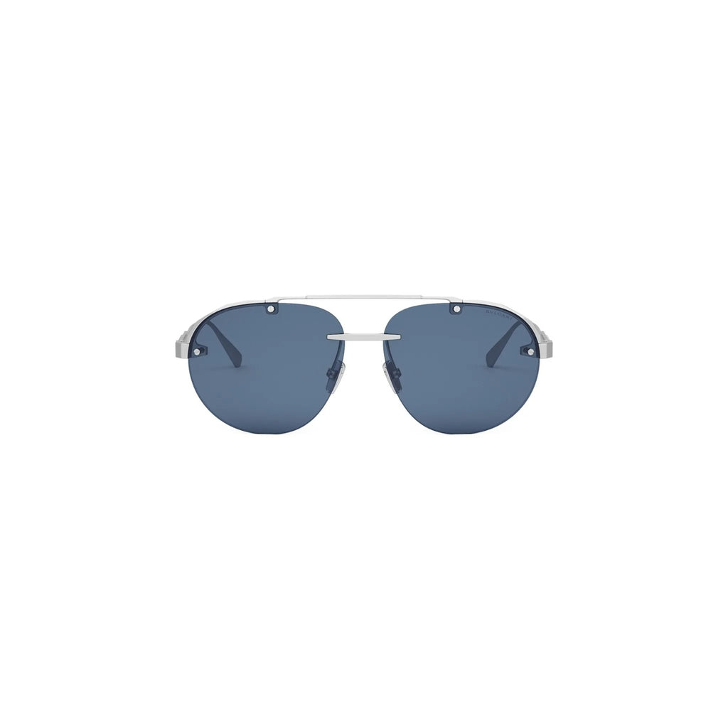 17V - Titanium Matte Silver with Blue Normal lenses