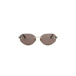 33E - Metal Shiny Yellow with Brown Normal lenses