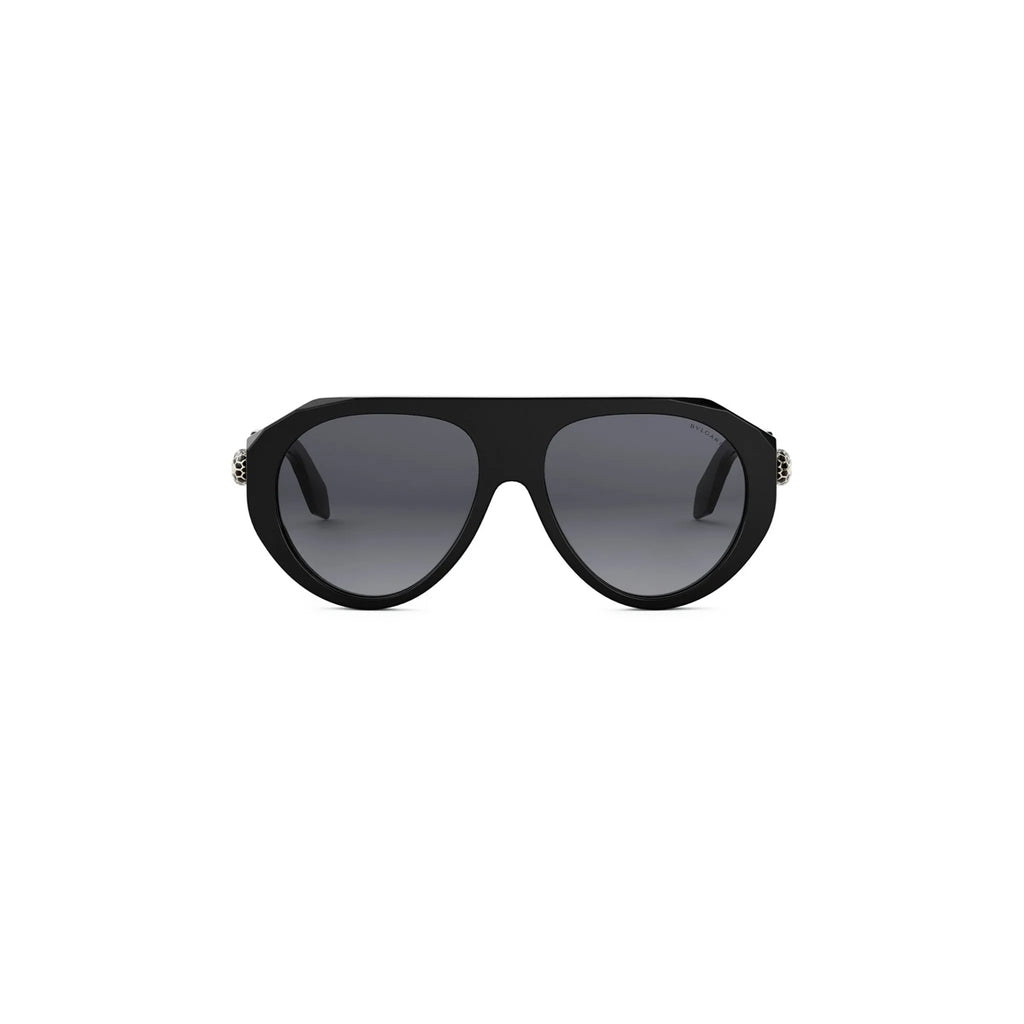 01B - Acetate Shiny Black with Grey Gradient lenses