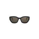 05E - Acetate Shiny Black with Brown Normal lenses