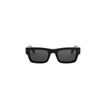 01A - Acetate Shiny Black with Grey Normal lenses