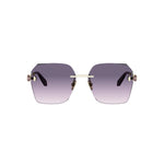 33Z - Metal Shiny Gold with Violet Gradient lenses