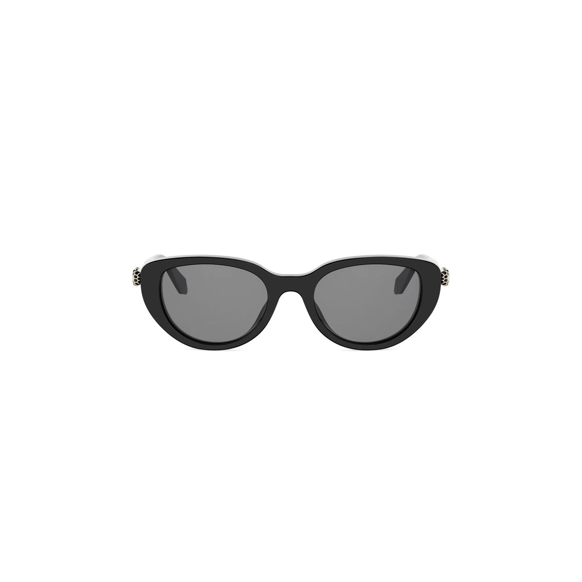 01A - Acetate Shiny Black with Grey Normal lenses
