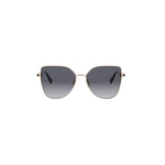 28B - Metal Shiny Rose with Grey Gradient lenses