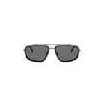 12D - Metal Shiny Grey with Grey Polarized lenses