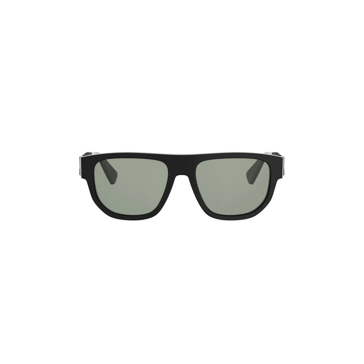01N - Acetate Shiny Black with Green Normal lenses