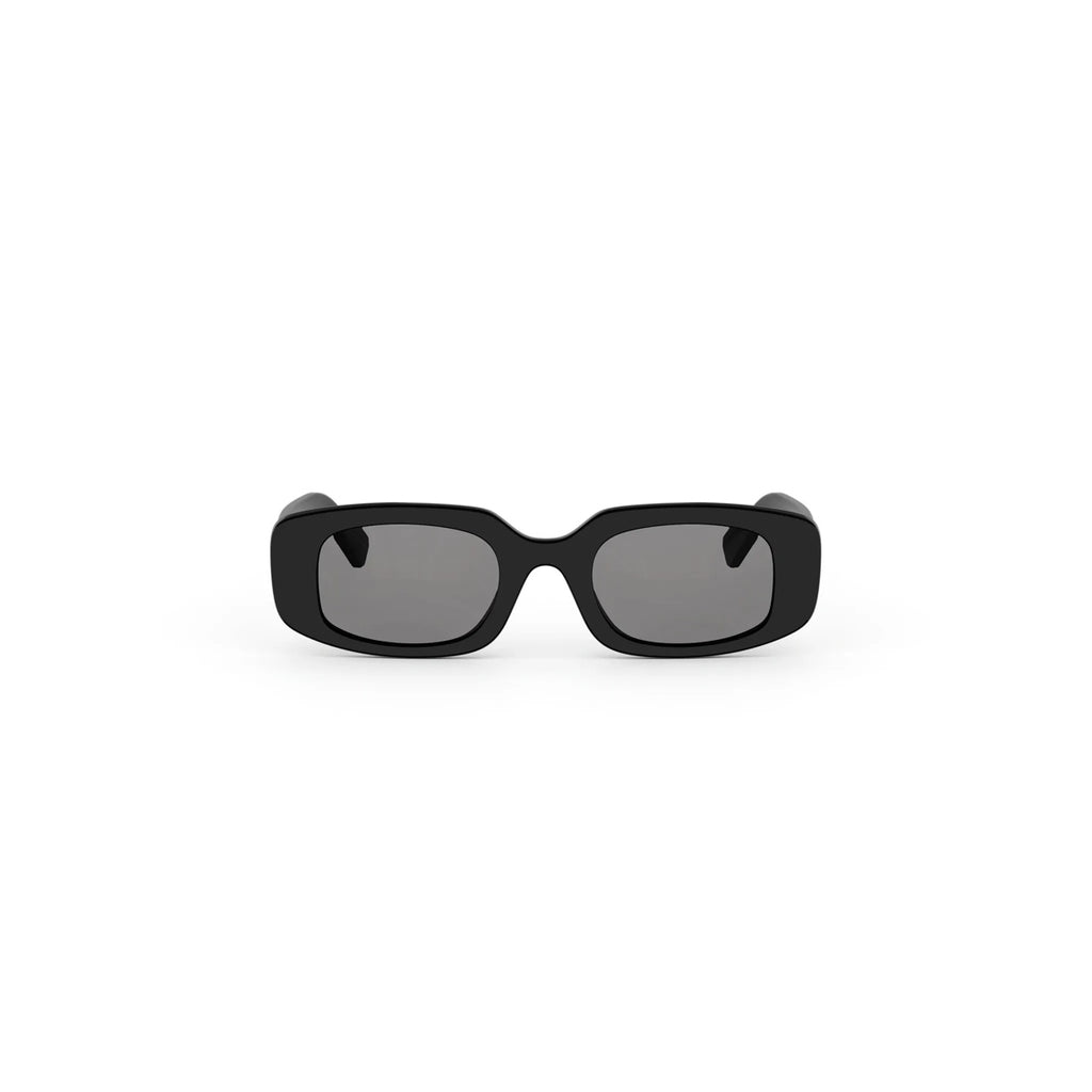 01A - Acetate Shiny Black with Grey Normal lenses