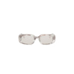 55C - Acetate Shiny Grey with Grey Mirror lenses
