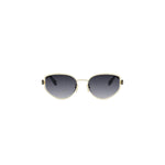 33B - Metal Shiny Gold with Grey Gradient lenses