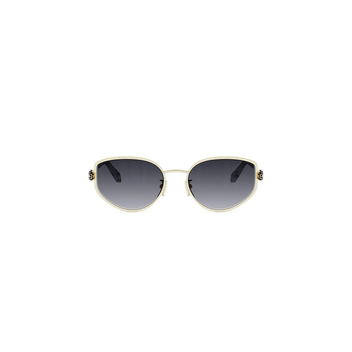 33B - Metal Shiny Gold with Grey Gradient lenses