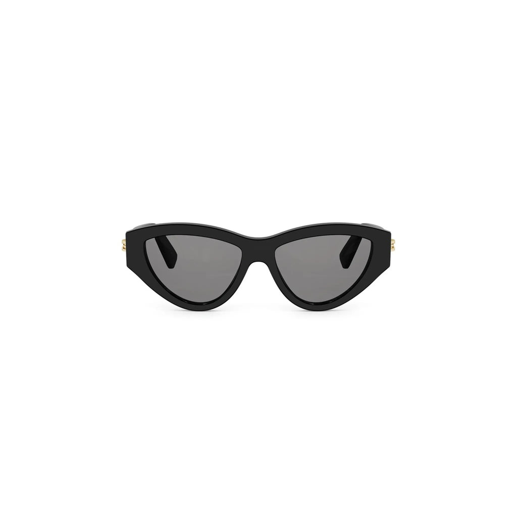 01A - Acetate Shiny Black with Grey Normal lenses