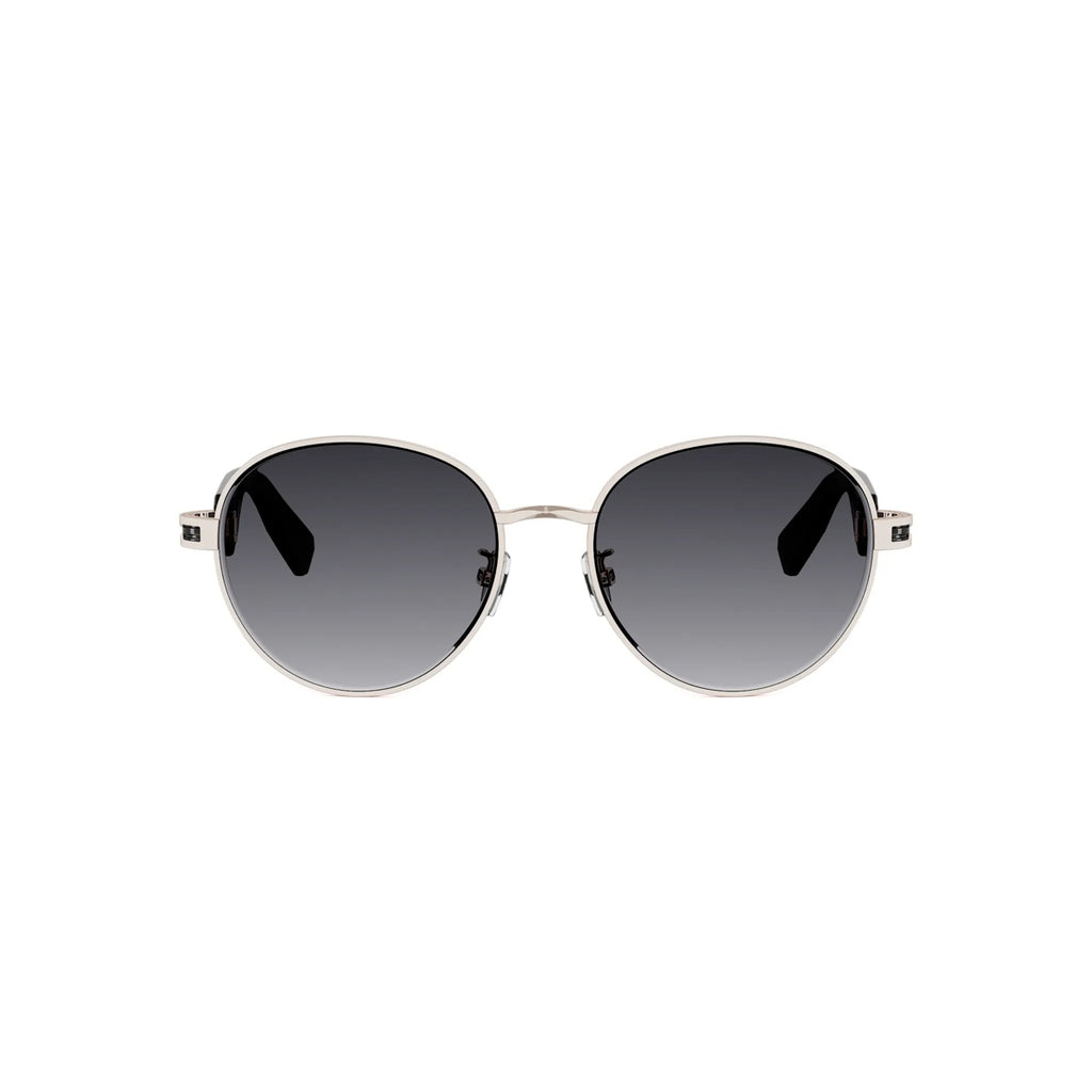 28B - Metal Shiny Rose with Grey Gradient lenses