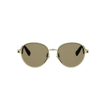 33E - Metal Shiny Gold with Brown Normal lenses