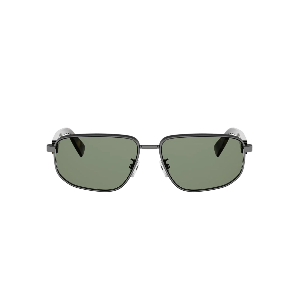 13N - Metal Matte Grey with Green Normal lenses