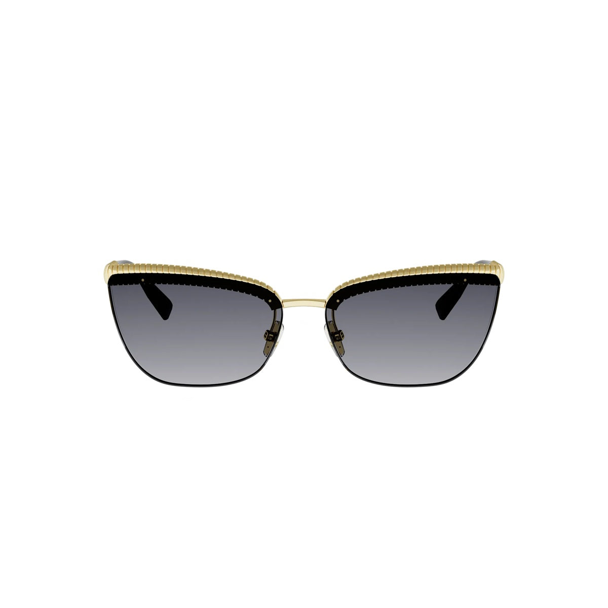 30B - Metal Shiny Gold with Grey Gradient lenses