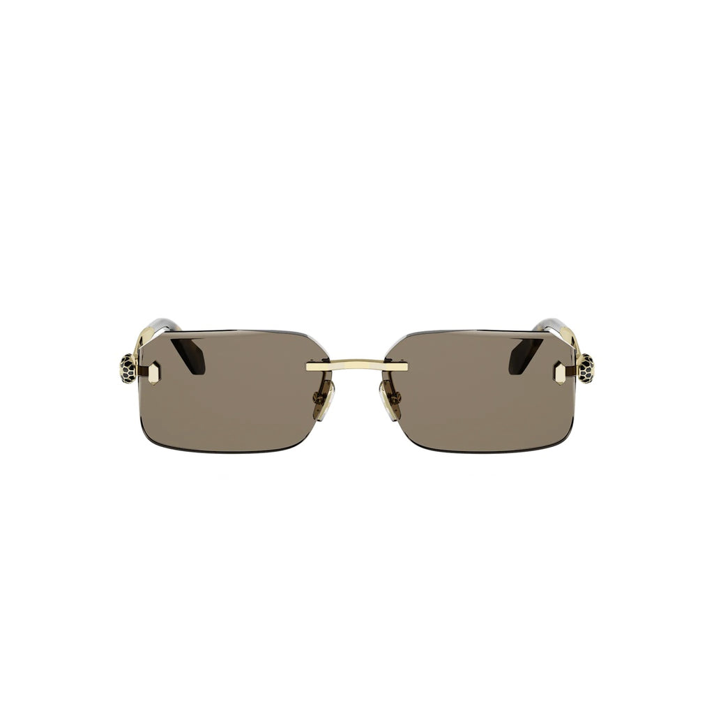 33E - Metal Matte Clear Gold / Brown