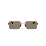 33E - Metal Matte Clear Gold / Brown