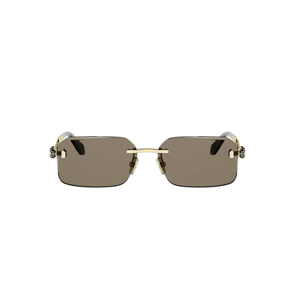33E - Metal Matte Clear Gold / Brown