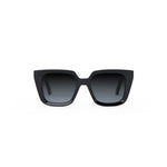 01B - Acetate Shiny Black / Gradient Smoke
