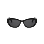 01A - Acetate Shiny Black with Grey Normal lenses